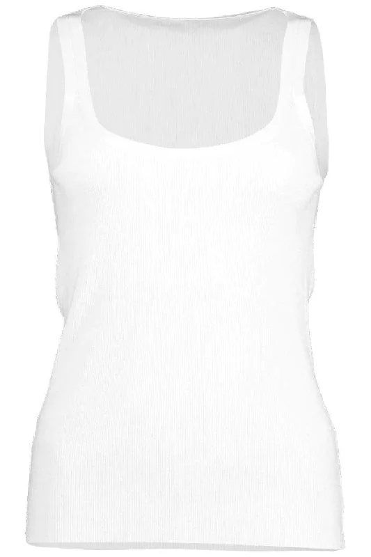 Ribbed Tank top - White