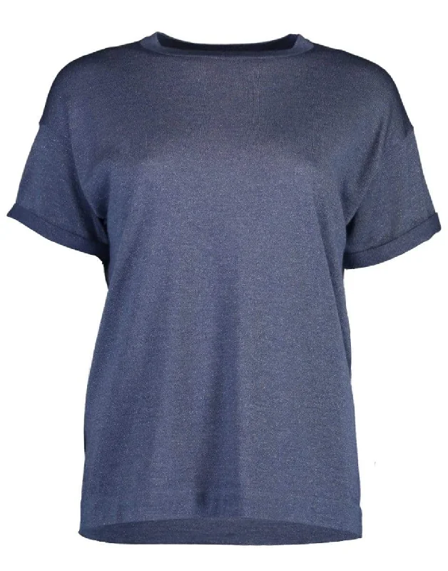 Lurex Short Sleeve T-Shirt