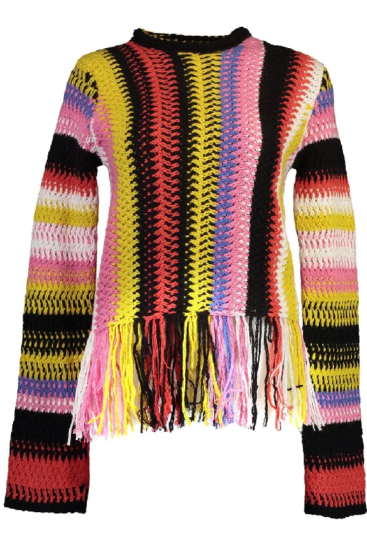 Multicolour Cashmere Macrame Sweater