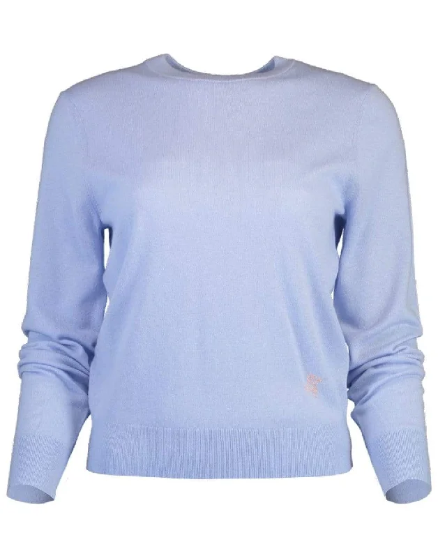 Classic Crew Neck Sweater - Skyblue