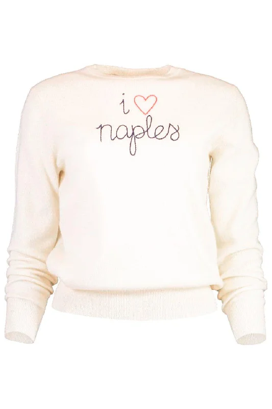 I Love Naples Crewneck - Cream