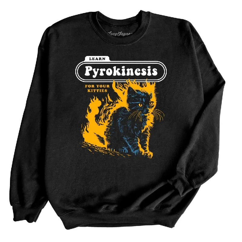 Pyrokinesis for Kitties Sweatshirt