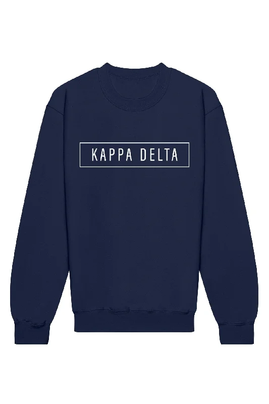 Kappa Delta Blocked Crewneck Sweatshirt