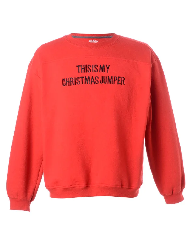 Label This Is My Christmas Sweatshirt