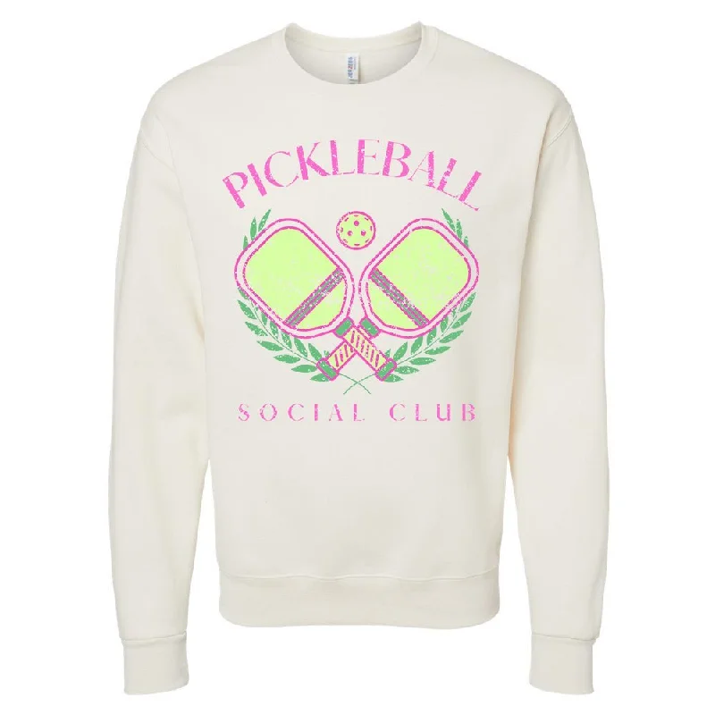 'Pickleball Social Club' Crewneck Sweatshirt