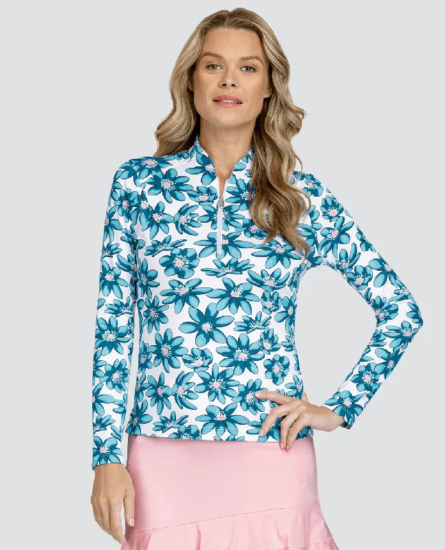 SIZE XS - TAIL Lovell Long Sleeve Polo Spring Flora