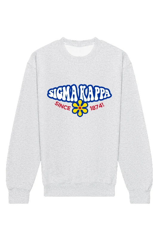 Sigma Kappa Funky Crewneck Sweatshirt