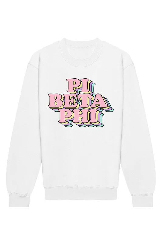 Pi Beta Phi Retro Crewneck Sweatshirt