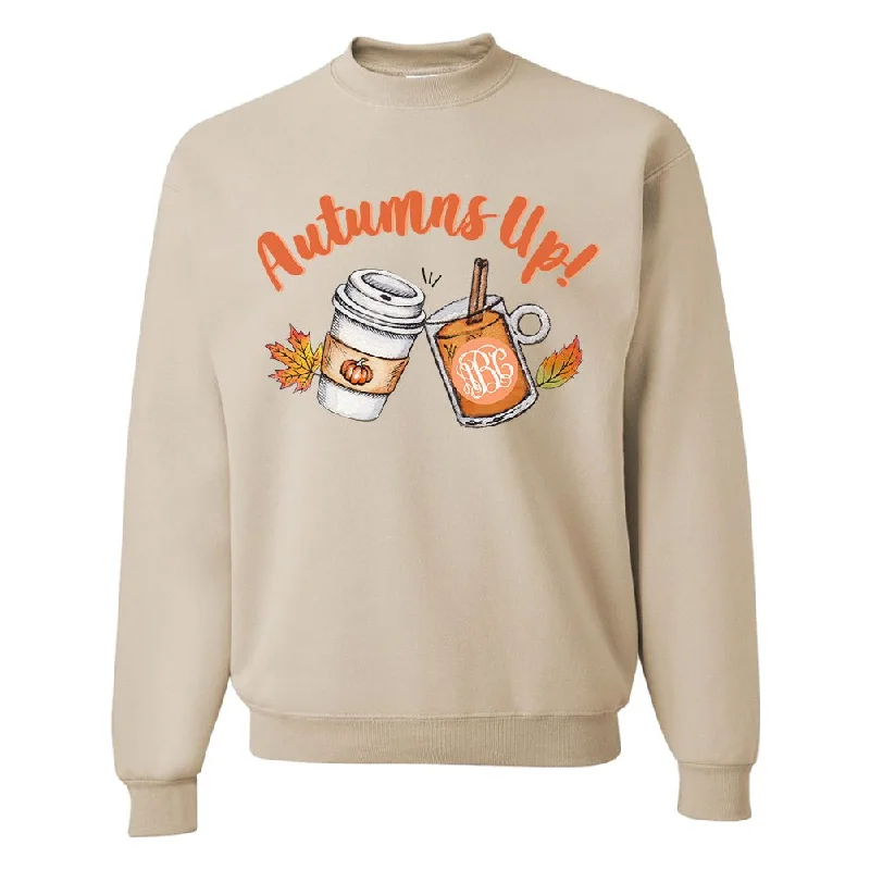 Monogrammed 'Autumns Up' Crewneck Sweatshirt