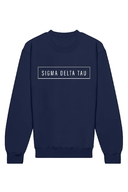 Sigma Delta Tau Blocked Crewneck Sweatshirt