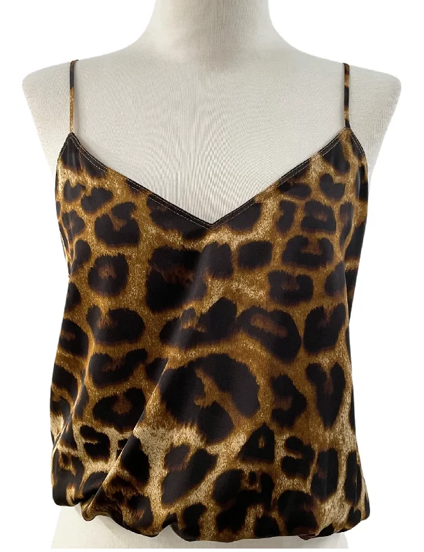 Leona Top, Brown/Black