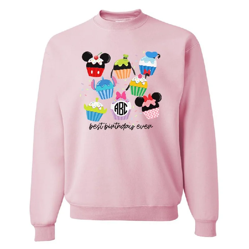 Monogrammed 'Disney Birthday' Crewneck Sweatshirt