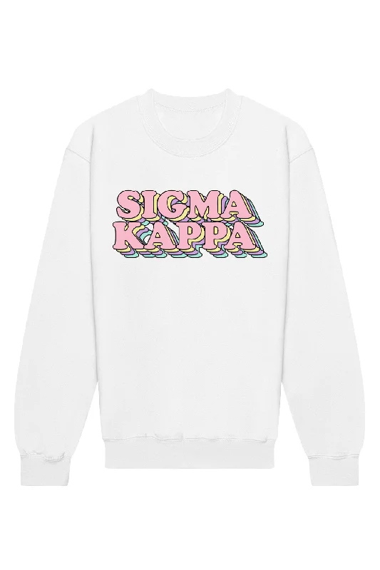 Sigma Kappa Retro Crewneck Sweatshirt