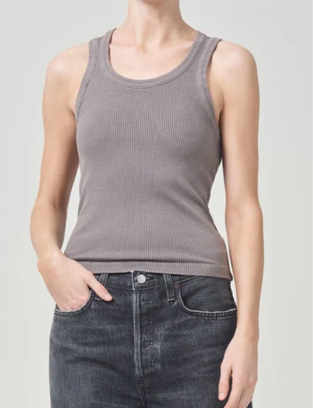 Poppy Scoop Neck Tank, Shaker