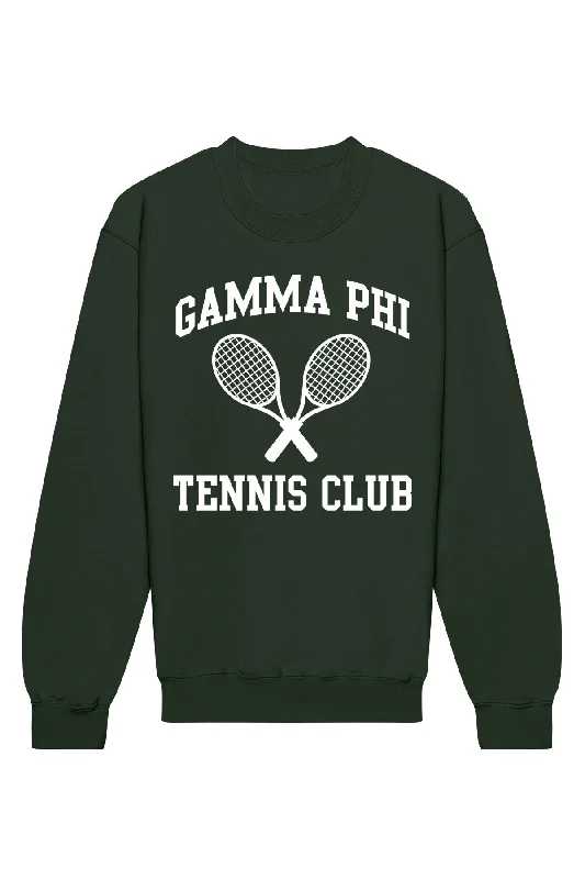 Gamma Phi Beta Tennis Club Crewneck Sweatshirt