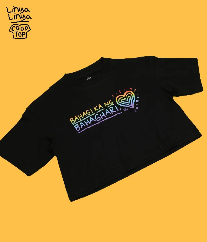 Crop Top: Bahagi Ka Ng Bahaghari (Black)