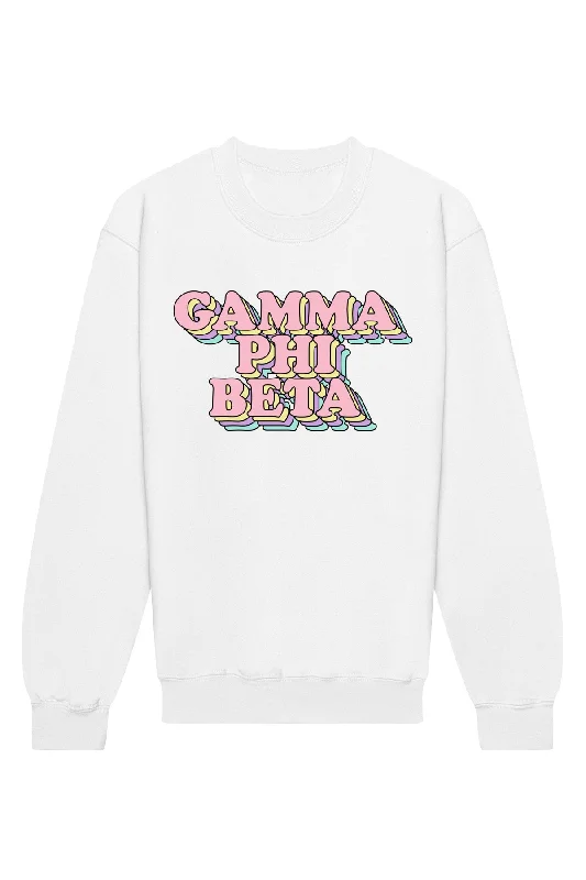 Gamma Phi Beta Retro Crewneck Sweatshirt