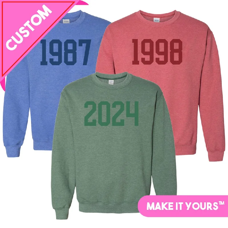 Make It Yours™ 'Year' Crewneck Sweatshirt