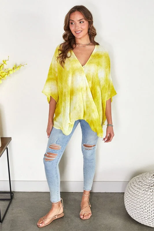 The Tie Dye Drapey Top