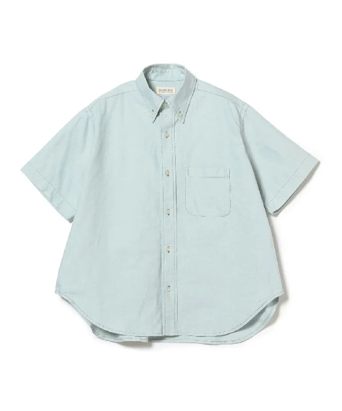 Beams Boy O.BIG B.D Shirt - Green Streetwear Style for 